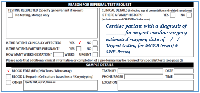 Complete request form image
