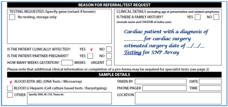 Complete request form image