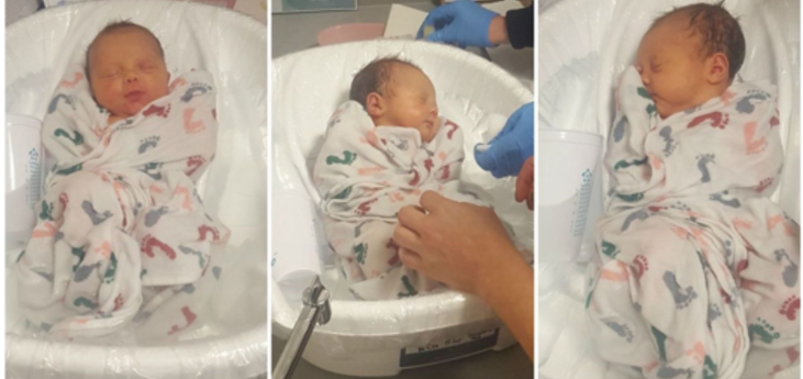 Fig 1: Swaddle Bathing