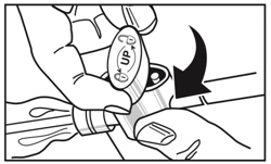 diagram showing how to use the thumb valve